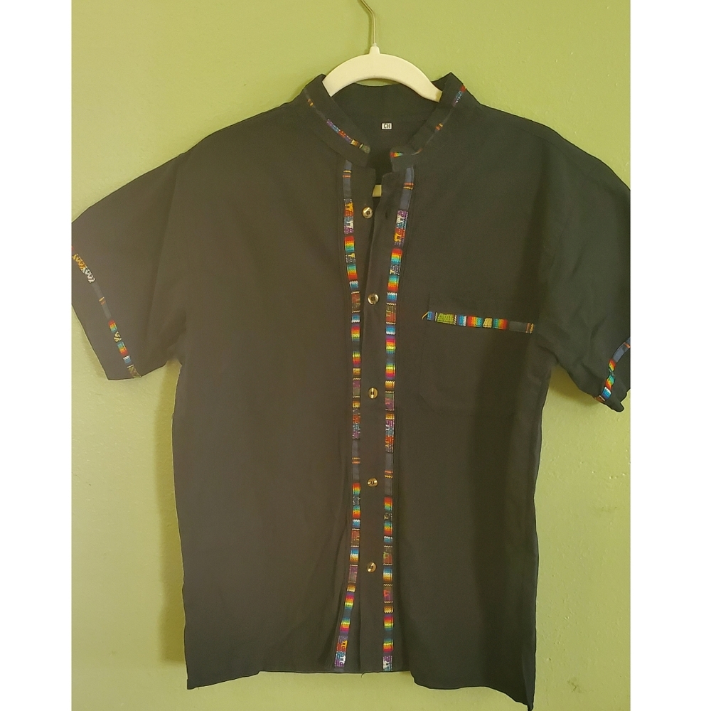BLUE GUAYABERA FOR MEN